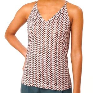 LOFT Chevron Print Tank XS